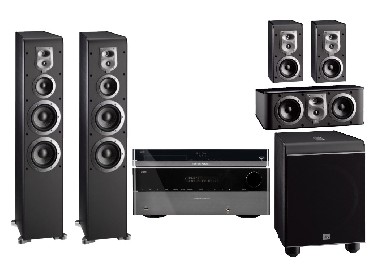 Zestaw kina domowego Harman-Kardon AVR 265 + BDT 30 + JBL ES PACK winia