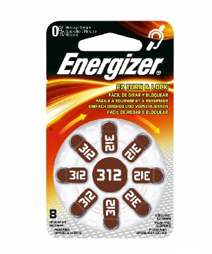 BATERIA DO APARATW SUCHOWYCH Energizer BATERIA ENERGIZER SUCHOWA 312 /8 szt.