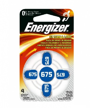 BATERIA DO APARATW SUCHOWYCH Energizer BATERIA ENERGIZER SUCHOWA 675 /4 szt.