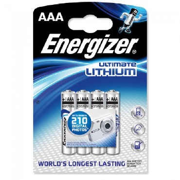 Baterie Energizer BATERIA ENERGIZER LITHIUM AAA L92 /4 szt.