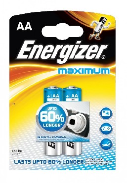 Baterie Energizer BATERIA ENERGIZER MAXIMUM AA LR6 /2 szt.