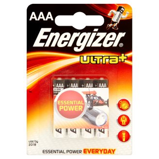 Baterie Energizer BATERIA ENERGIZER ULTRA+ AAA LR03 /4 szt.