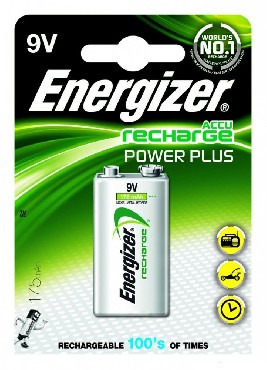 Akumulatorki Energizer AKUMULATOR ENERGIZER POWER PLUS (175 mAh) 9V/1 szt.