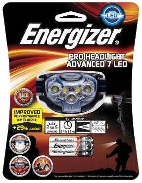 Latarka Energizer LATARKA HEADLIGHT 7 LED 3AAA