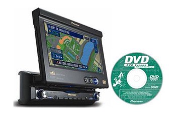 Radioodtwarzacz DVD z nawigacj Pioneer AVIC-X1R + CN-DV50MT