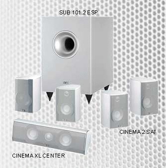 Zestaw gonikw kina domowego Elac CINEMA 2 ESP