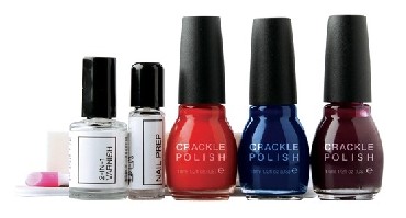 Zestaw do zdobienia paznokci Rio CRACKLE POLISH CLASSIC COLLECTION