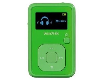 Przenony odtwarzacz mp3 SanDisk SANSA CLIP 4 GB FM lime