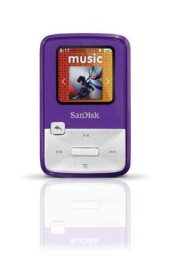 Przenony odtwarzacz mp3 SanDisk SANSA ZIP 4 GB FM fioletowa