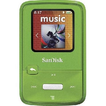 Przenony odtwarzacz mp3 SanDisk SANSA ZIP 4 GB FM lime