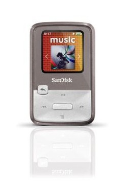 Przenony odtwarzacz mp3 SanDisk SANSA ZIP 4 GB FM szara