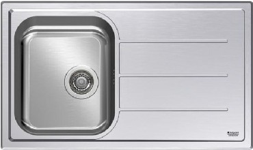 Zlewozmywak z ociekaczem Hotpoint-Ariston SC 86W