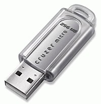 Dysk USB Flash SanDisk Cruzer Micro  USB 2.0 Hi-speed 1GB