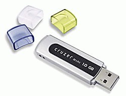 Dysk USB Flash SanDisk Cruzer Mini  USB 2.0 Hi-speed 1GB