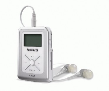 Odtwarzacz plikw MP3 SanDisk MP3 512MB+ slot SD