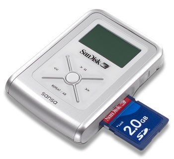 Przenony odtwarzacz mp3 SanDisk Sansa E140