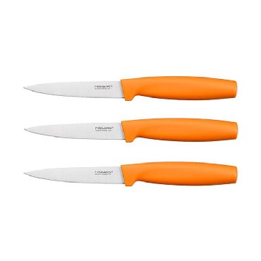 Zestaw noy Fiskars Zestaw noy do obierania 3 szt. orange