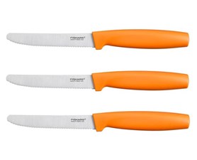 Zestaw noy Fiskars Zestaw noy zbkowanych 3 szt. orange