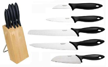 Blok z noami Fiskars Zestaw 5 noy w bloku Essential