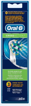 Kocwki do szczoteczek Oral-B CrossAct EB50-3