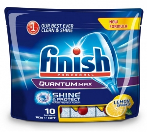 Tabletki do zmywarek FINISH QUANTUM LEMON 10