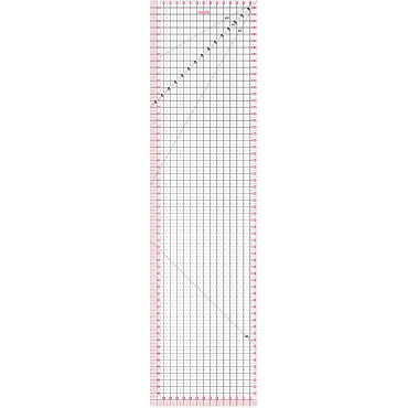 Linijka Fiskars Akrylowa linijka - 15x60 cm