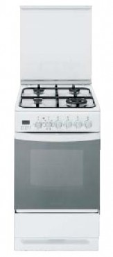 Kuchnia elektryczna z pyt gazow Hotpoint-Ariston C 35S P6 (W) U