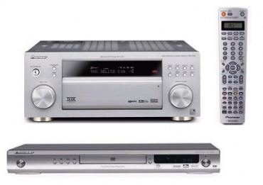 Zestaw kina domowego Pioneer VSX-1015 + DV-585