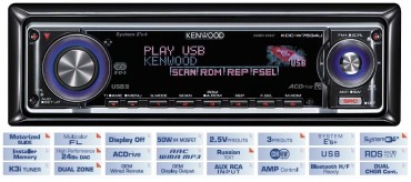 Radioodtwarzacz CD Kenwood KDC-W7534UY