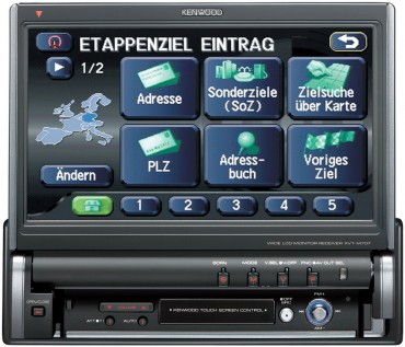 Radioodtwarzacz DVD z monitorem Kenwood KVT-M707