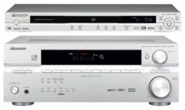 Zestaw kina domowego Pioneer VSX416 + DV 393 + S-V240 + SW90