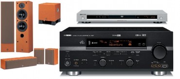 Zestaw kina domowego Yamaha RXN600+DVD559+NS45+NSP60+SW030