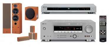 Zestaw kina domowego Yamaha RXV-459+DVD-559+NS-45+NSP70+YST-SW012