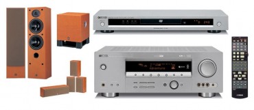 Zestaw kina domowego Yamaha RXV-459+DVD-559+NS-45+NSP70+YST-SW030