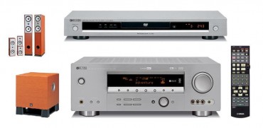 Zestaw kina domowego Yamaha RXV-459+DVD-559+Prism AMETHYST+YST-SW030