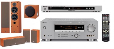 Zestaw kina domowego Yamaha RXV-459+DVD-657+NS-45+NSP60+YST-SW012