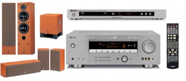 Zestaw kina domowego Yamaha RXV-459+DVD-657+NS-45+NSP60+YST-SW030