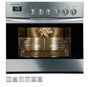 Piekarnik elektr. z pyt ceramiczn Mastercook MP5E X + CB60Z2 X