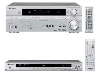 Zestaw kina domowego bez gonikw Pioneer VSX-817 + DV-600AV