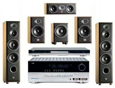 Zestaw kina domowego Harman-Kardon AVR 247 + DVD 27 + NORTHRIDGE Cine Pack