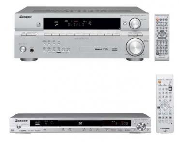 Zestaw kina domowego bez gonikw Pioneer VSX-417 + DV-400V