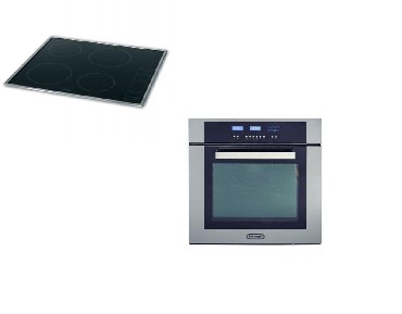 Piekarnik elektr. z pyt ceramiczn DeLonghi DMA 8 ELX + TVX 460 L