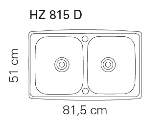 Zlewozmywak Intra HZ 815 D-02