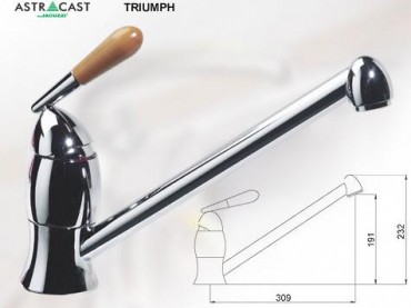 Bateria zlewozmywakowa Astracast TRIUMPH Piaskowy