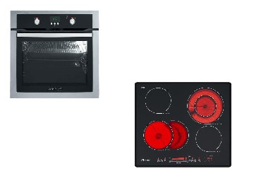 Piekarnik elektr. z pyt ceramiczn Mastercook MF-196 X + C3DS64Z2 S