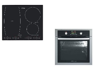 Piekarnik z pyt indukcyjn Mastercook MF-800 X + IDE64Z S