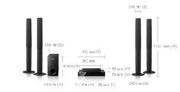 System kina domowego Samsung HT-TZ225