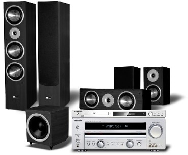 Zestaw kina domowego Kenwood Zestaw KRF-V5300 + DVF-5500 + 799 + RB 1150