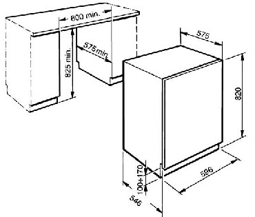 Pralko-suszarka Smeg S-LSTA 146 S