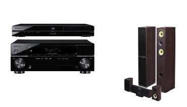 Zestaw kina domowego Pioneer VSX 819H-K + BDP-120 + S-V325